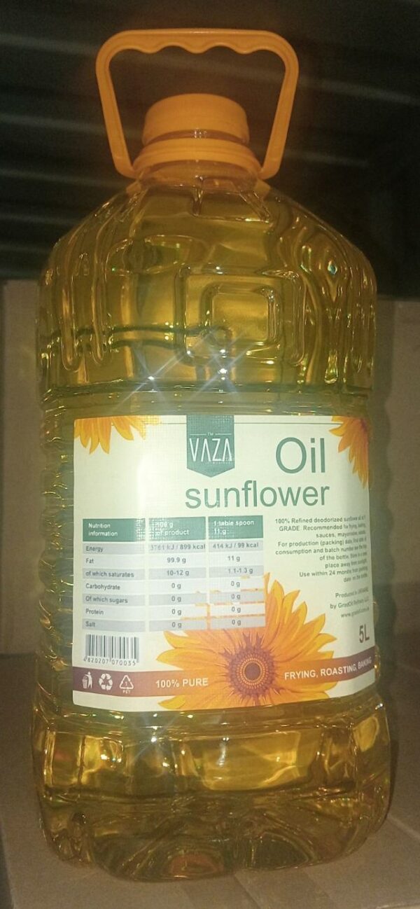 Sunflower Oil X 5ltr