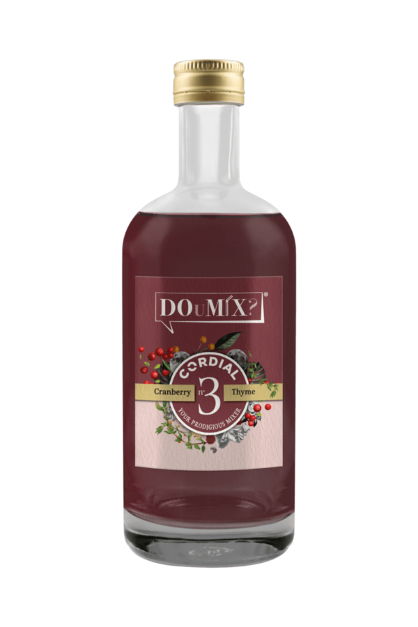 Cordial Cranberry &Thyme X 0.5ltr (Doumix)