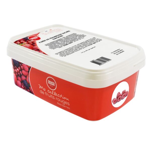Frozen Raspberry Puree 10% Sugar X 1kg