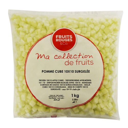 Frozen Apple Diced IQF 10 X 10mm X 10kg